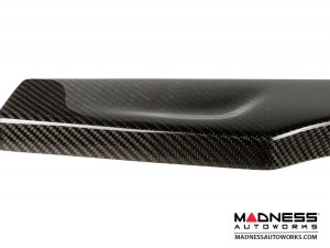 FIAT 500 Parcel Shelf - Carbon Fiber - Italian Racing Stripe w/ Black Scorpion  
